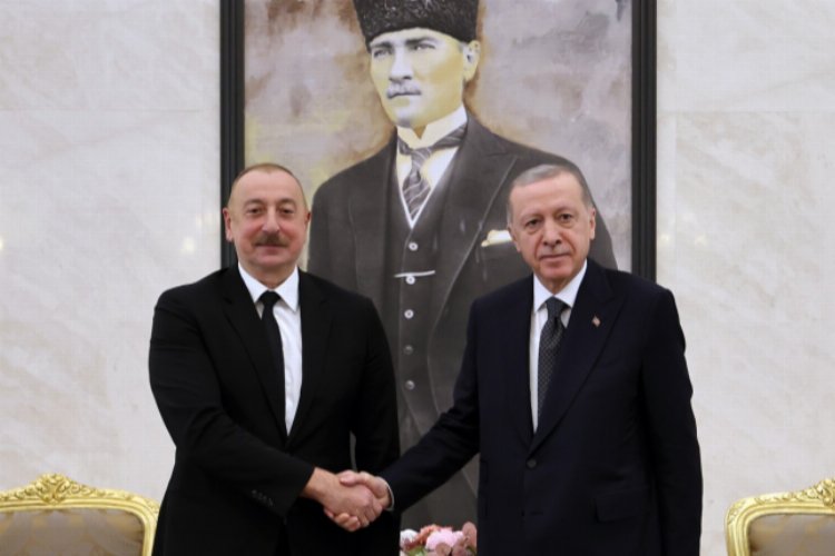 Azerbaycan Cumhurbaşkanı Aliyev Beştepe'de