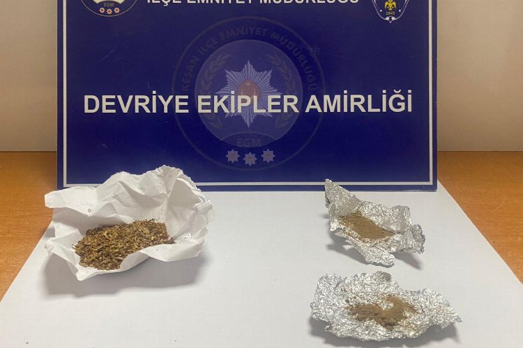 Edirne Keşan'da uyuşturucuya 4 gözaltı!