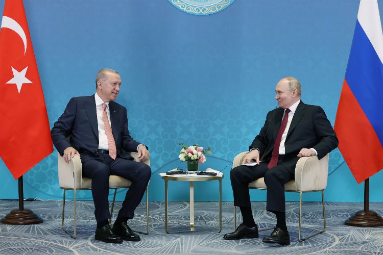 Erdoğan-Putin'le görüştü... Erdoğan'dan Putin'e Türkiye daveti