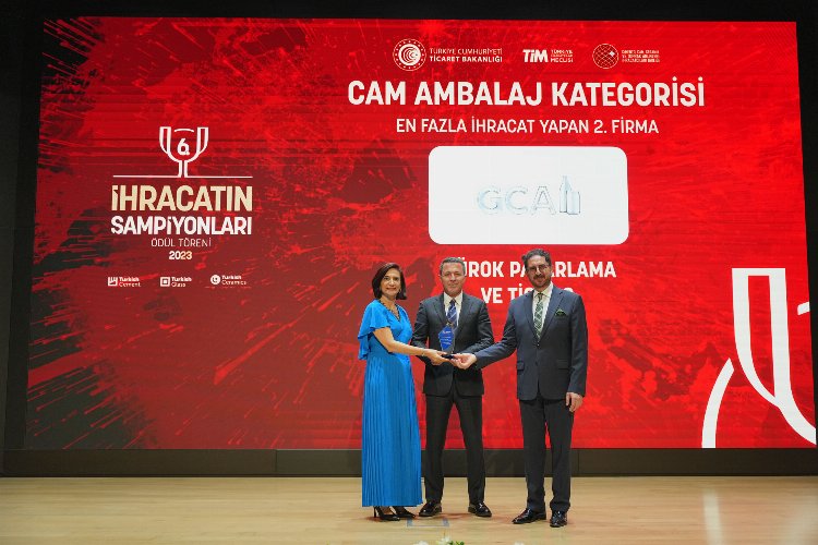 GCA, TİM ihracat şampiyonları listesinde 2’ncilik ödülüne layık görüldü