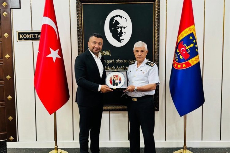 İşinsanından  Serdar Özyurt'tan Jandarma Genel Komutanı Arif Çetin'e ziyaret
