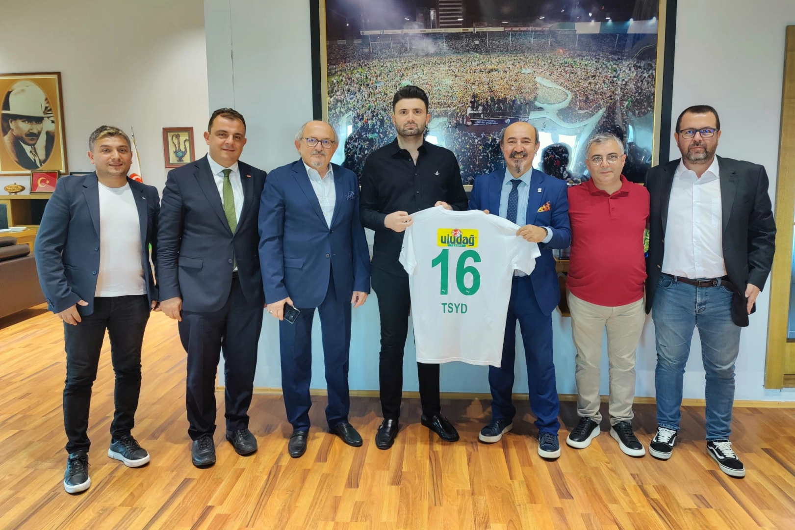 TSYD Bursa’dan Bursaspor’a ziyaret